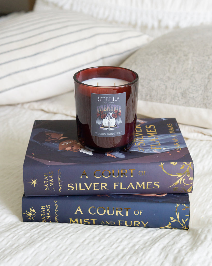 Valkyrie Book Exchange Candle
