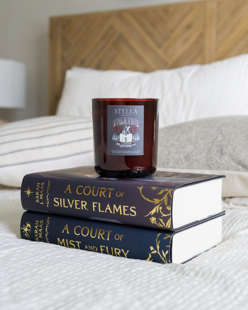 Valkyrie Book Exchange Candle